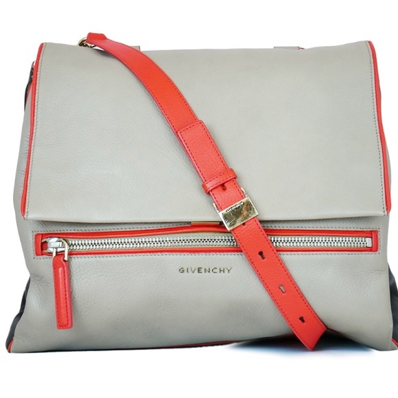 Givenchy Handbags - Givenchy Beige and Orange Crossbody Bag